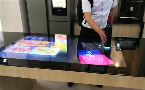 摩拓為物體識別桌產(chǎn)品應用_數(shù)字展廳