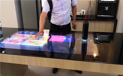 京東方展廳采用摩拓為物體識(shí)別桌案例（產(chǎn)品展示互動(dòng)體驗(yàn)）