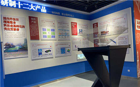 360度全息投影于中石油研究院展廳現(xiàn)場(chǎng)立體展示展項(xiàng)內(nèi)容_動(dòng)態(tài)展示
