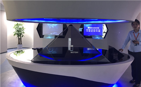 360度全息投影應用于展廳（局部圖））